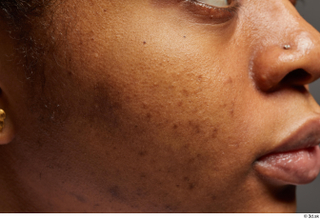 HD Face skin Calneshia Mason cheek lips nose pores skin…
